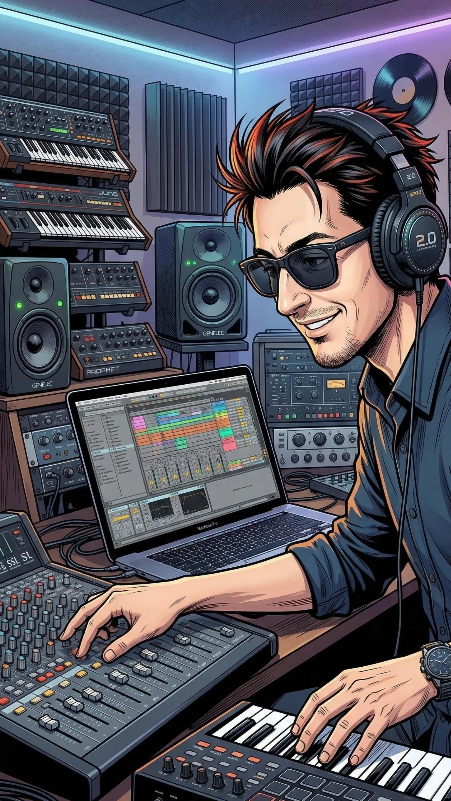 Adrisa Rina — DJ et compositeur IA